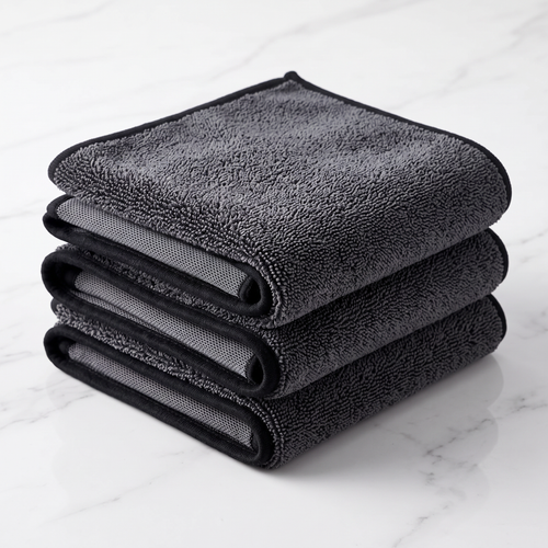 Velcura microfiber cloth bundle stacked