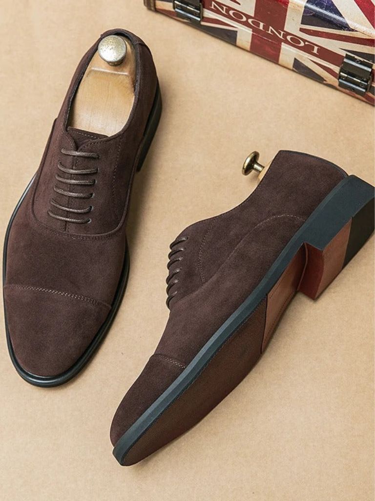 Velvet Monarch Derby Shoes - CAAYWORLD CAAYWORLD