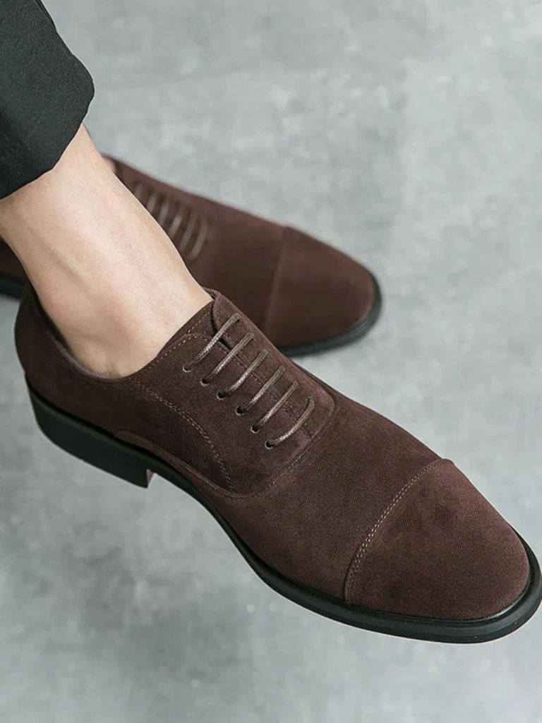 Velvet Monarch Derby Shoes - CAAYWORLD CAAYWORLD