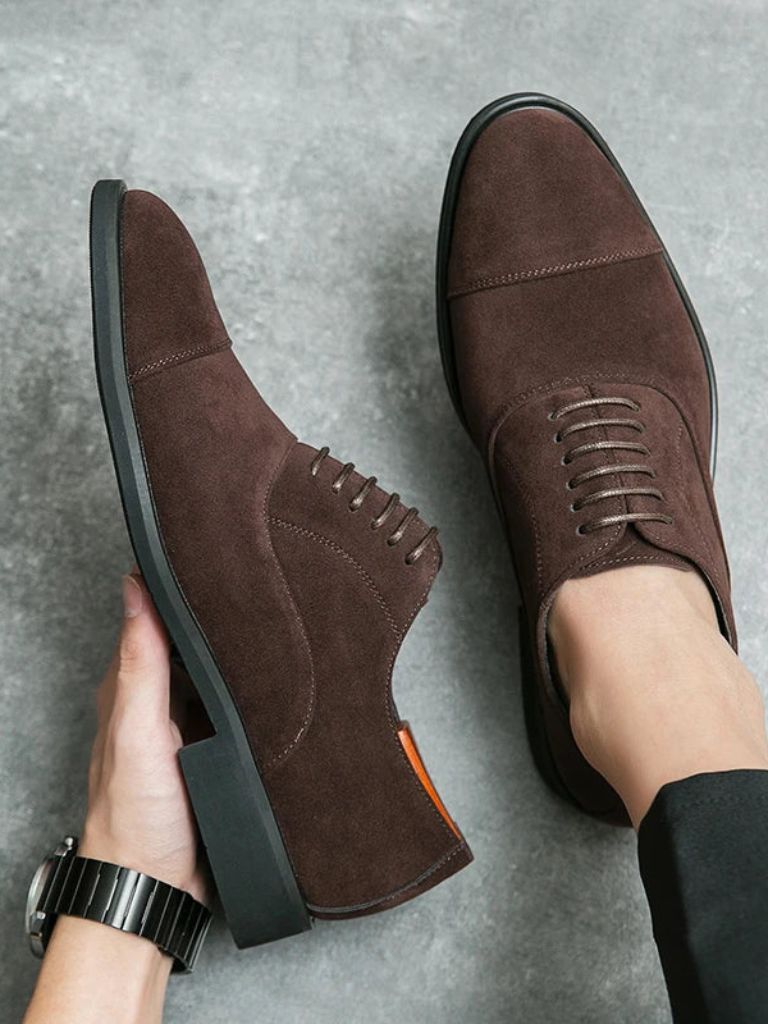 Velvet Monarch Derby Shoes - CAAYWORLD CAAYWORLD