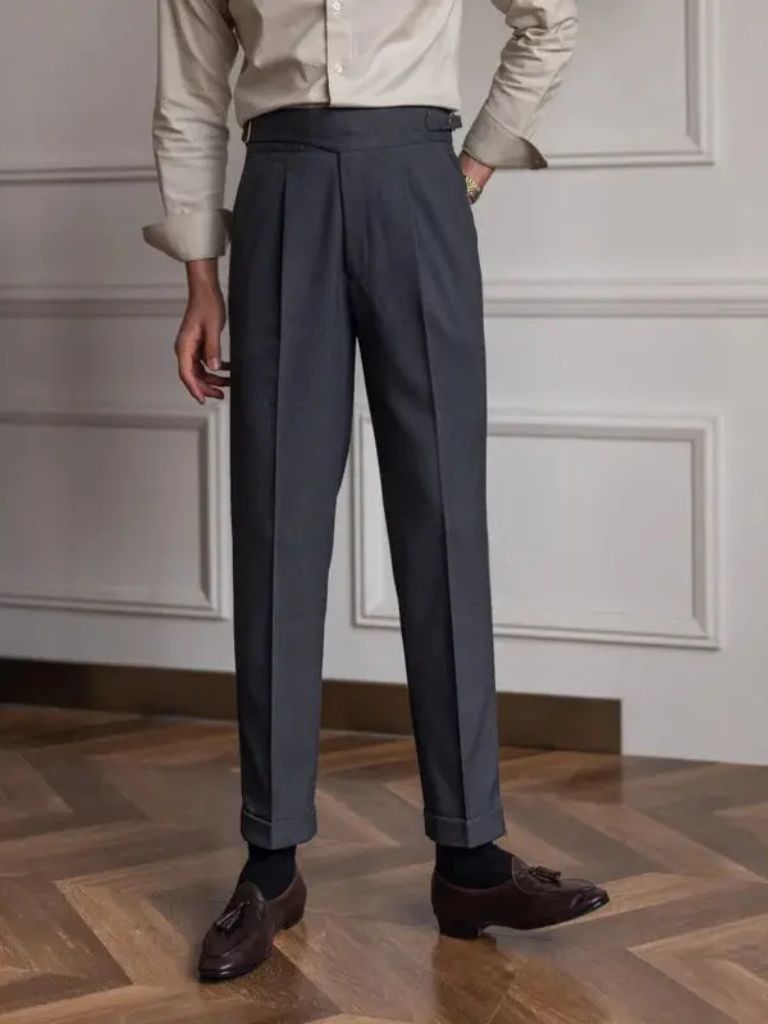 Vintage British Style Trousers - CAAYWORLD CAAYWORLD