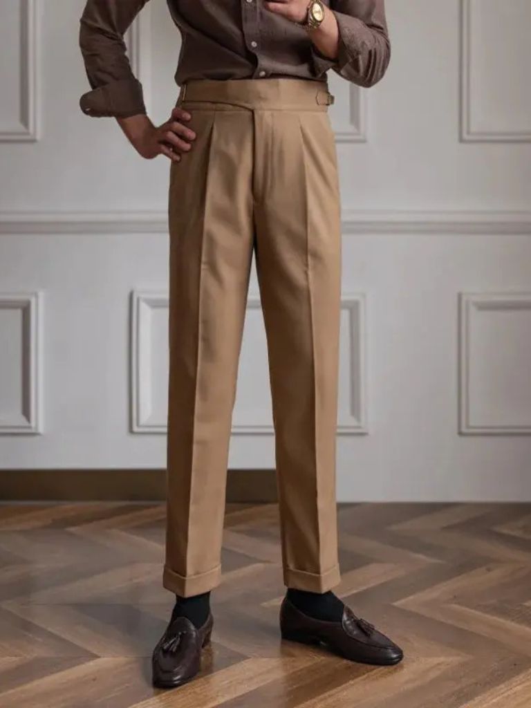 Vintage British Style Trousers - CAAYWORLD CAAYWORLD