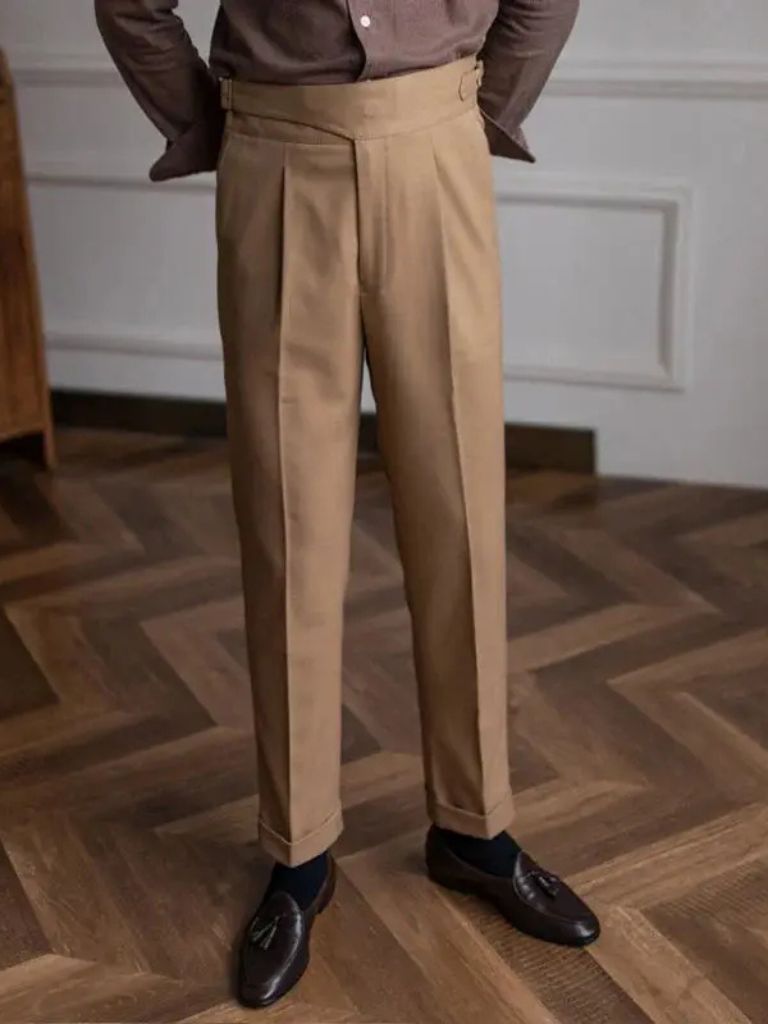 Vintage British Style Trousers - CAAYWORLD CAAYWORLD