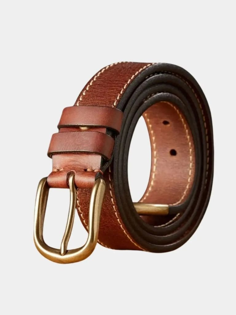 Vintage Leather Thickened Belt - CAAYWORLD CAAYWORLD
