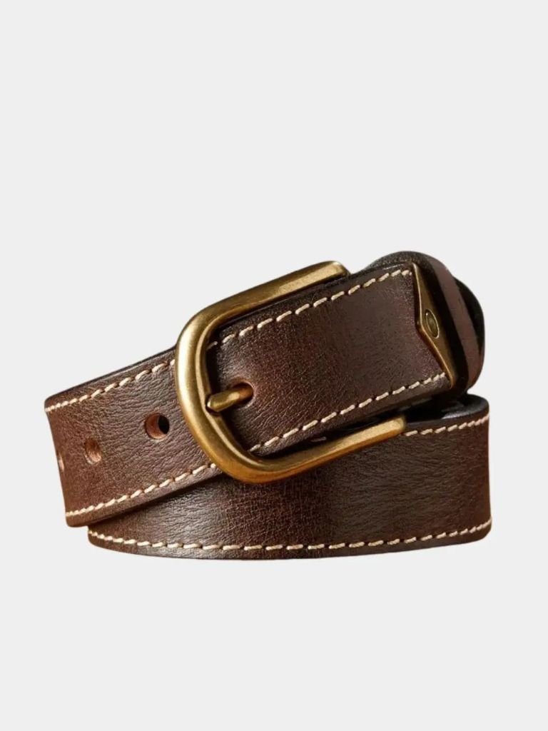Vintage Leather Thickened Belt - CAAYWORLD CAAYWORLD