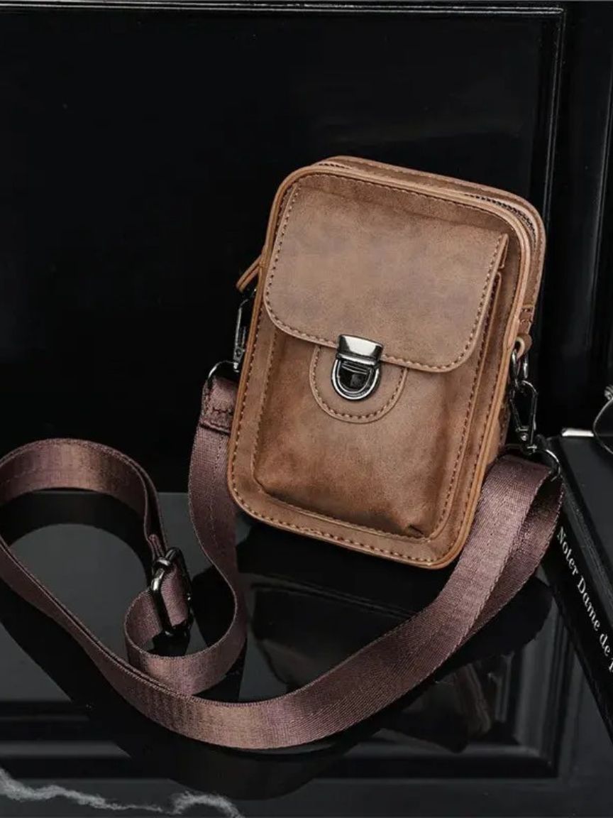Vintage Mini Leather Crossbody Shoulder Bag - CAAYWORLD CAAYWORLD
