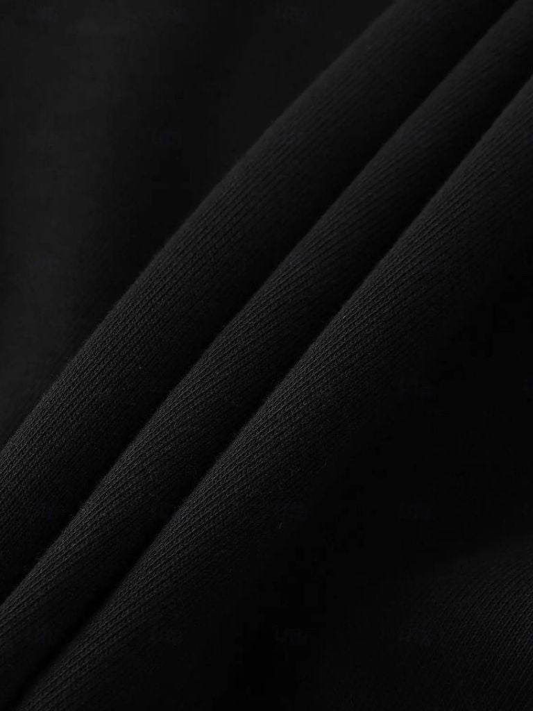Zip Black Lapel Sports Sweatshirt - CAAYWORLD CAAYWORLD