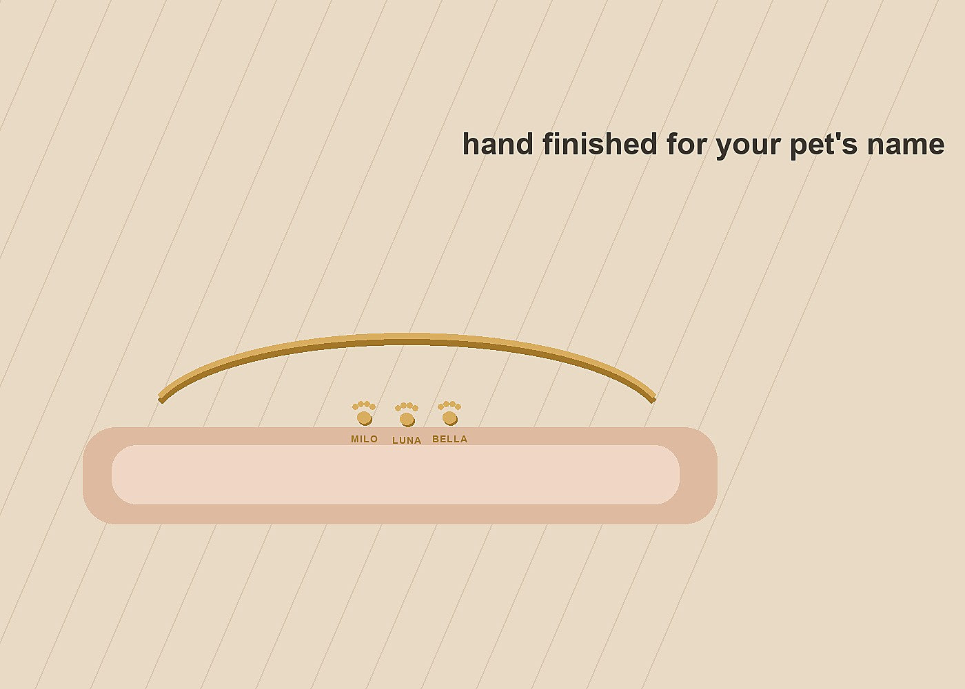Everpaw bracelet being prepared on a craft bench