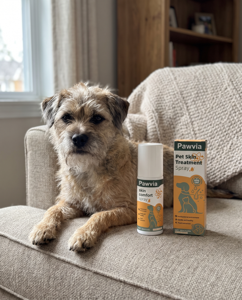 Matt C. shared a Pawvia dog coat-care photo