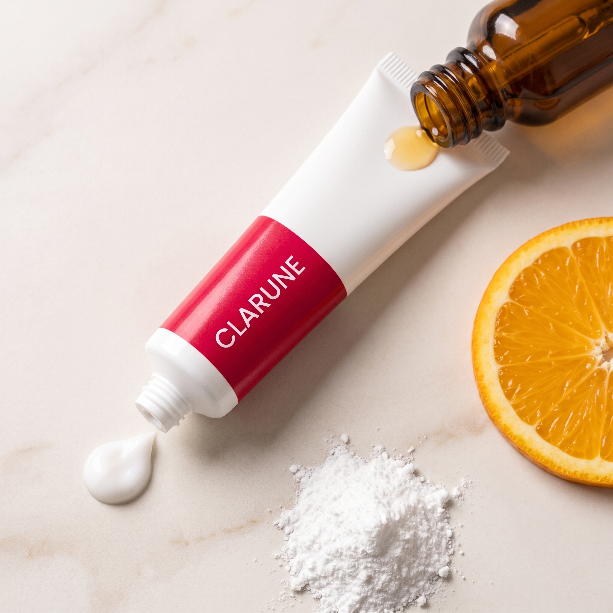 Clarune ingredient blend with niacinamide vitamin C hyaluronic acid and vitamin E
