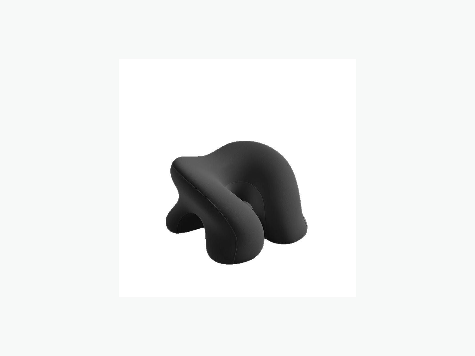 Cushiva contoured cushion shape and open tailbone relief zone