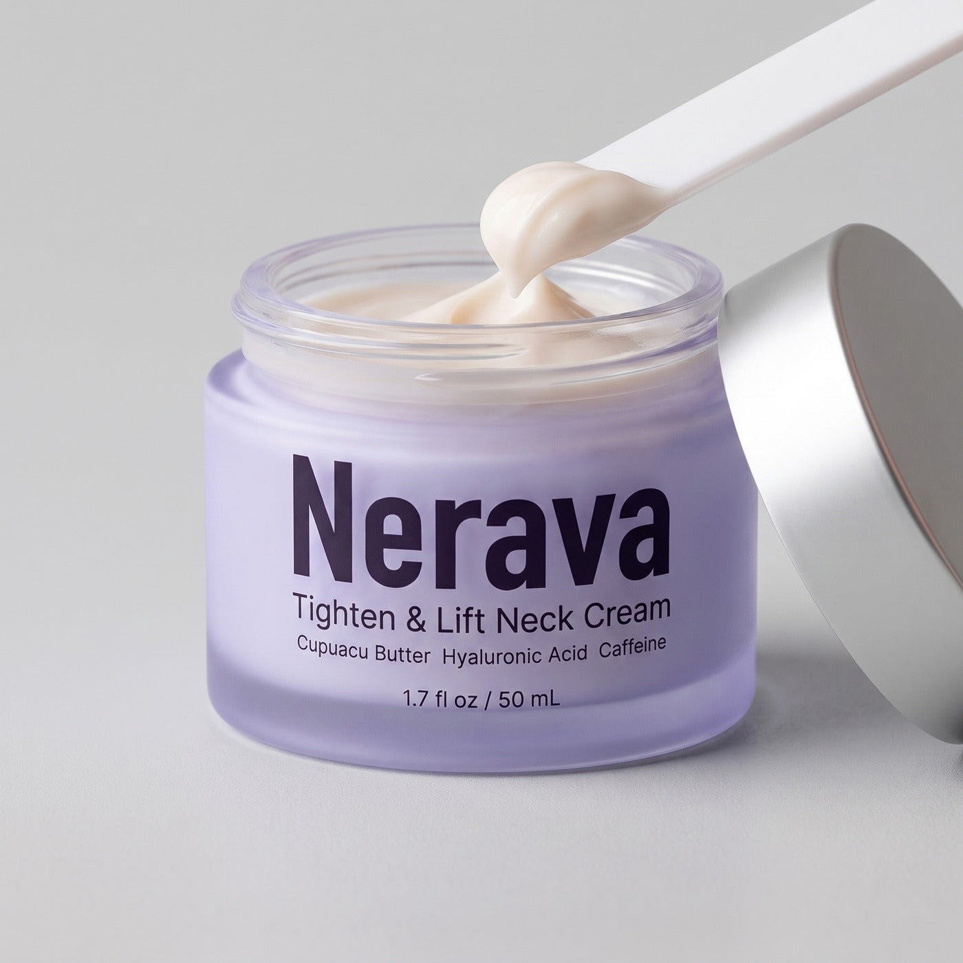 Soft cream texture for neck-care routine
