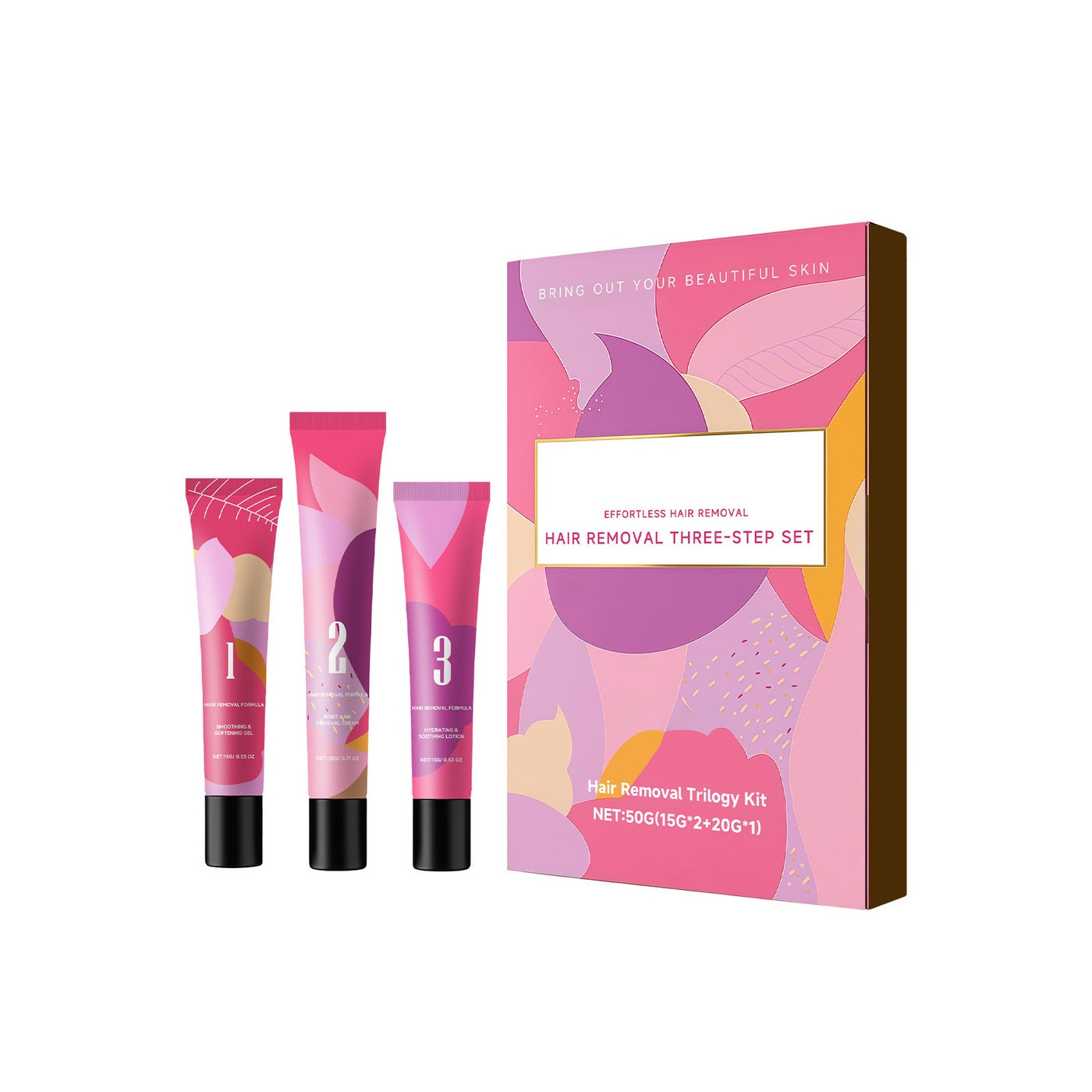 Velra three step hair-removal kit